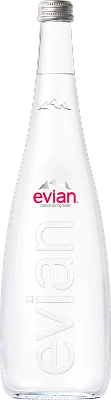 evian® Glass Bottle 750 mL