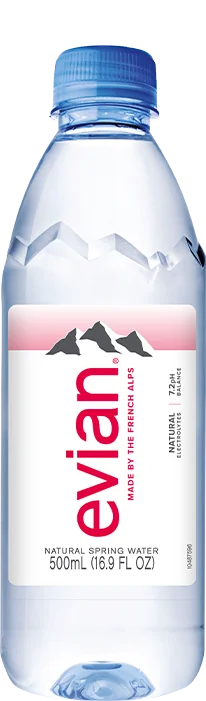 evian® Water 500 mL Bottle