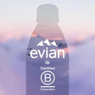 Evian Water 1 L Bottle - Applejack