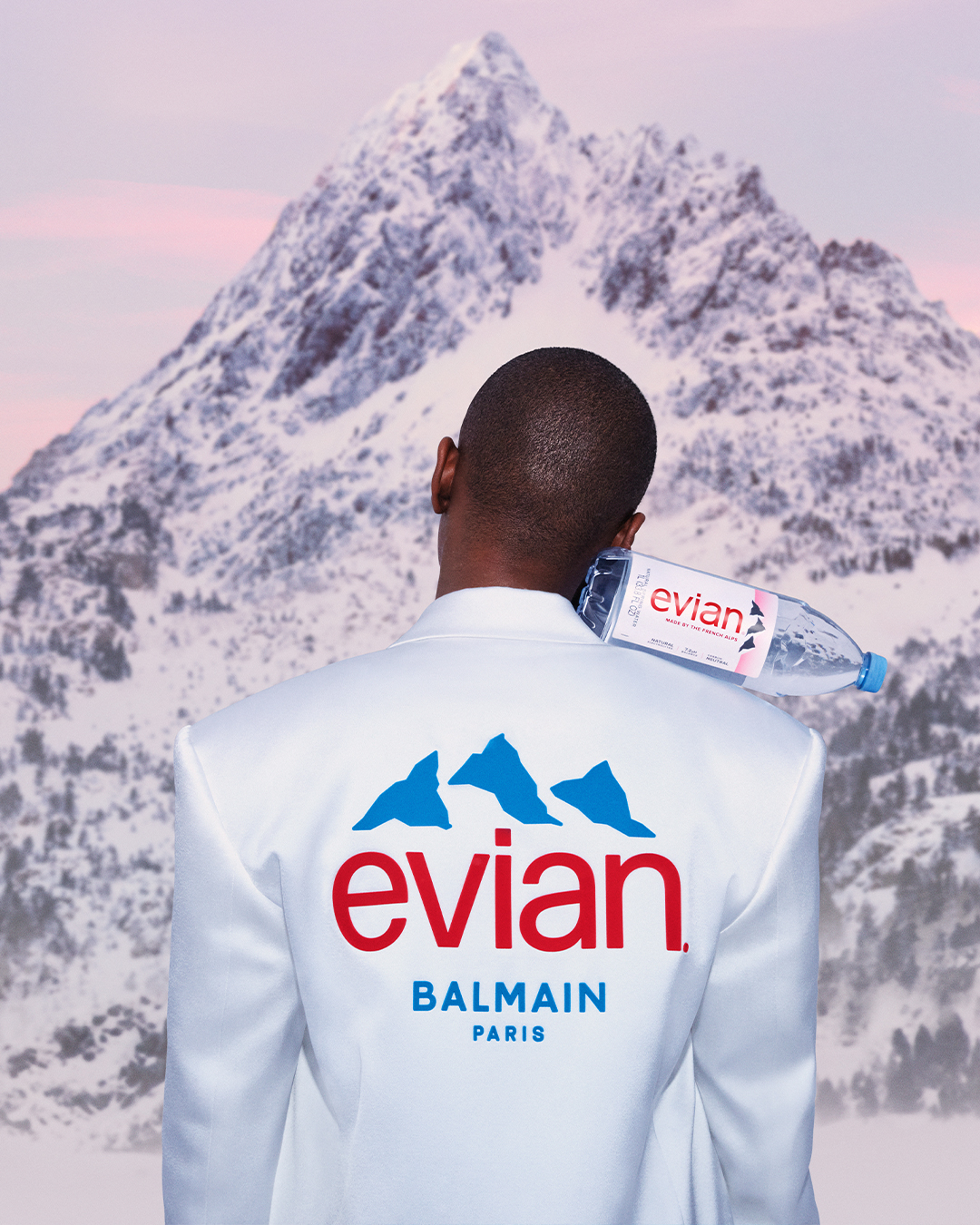 evian - Limited Edition - Le Bon Marché - VERSUS Fully Tailored Creation