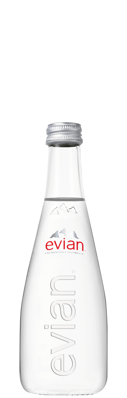 12 Bouteilles d'Eau Evian en Verre 12 x 75 CL - Grossiste boissons,  fournisseur de boissons, boissons en gros avec ClicMarket