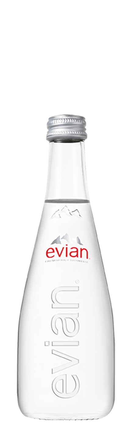 Nos bouteilles en verre evian 33cL, 50cL, 75cL et 1L - Evian