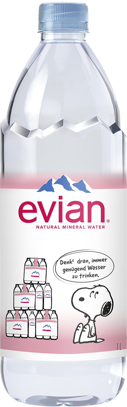 Evian Wasser Snoopy