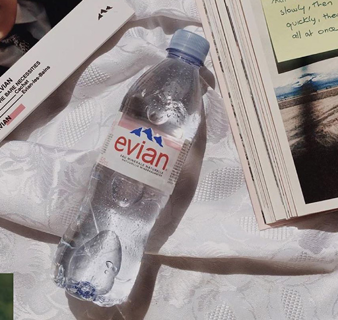Virgil Abloh & Evian Release 75cl Water Bottle