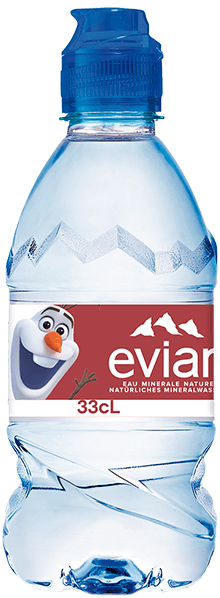Water Bottles For Kids Frozen 2 Elsa Evian Evian Natural Mineral Water